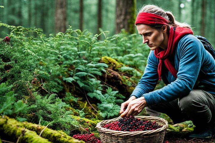 survival foraging techniques, edible wild plants