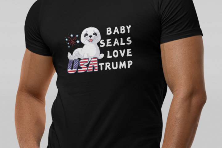 Baby Seals Love Trump T-Shirt